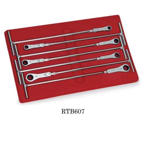 Snapon-Wrenches-T Handle Ratcheting Box Wrench Set, Inches